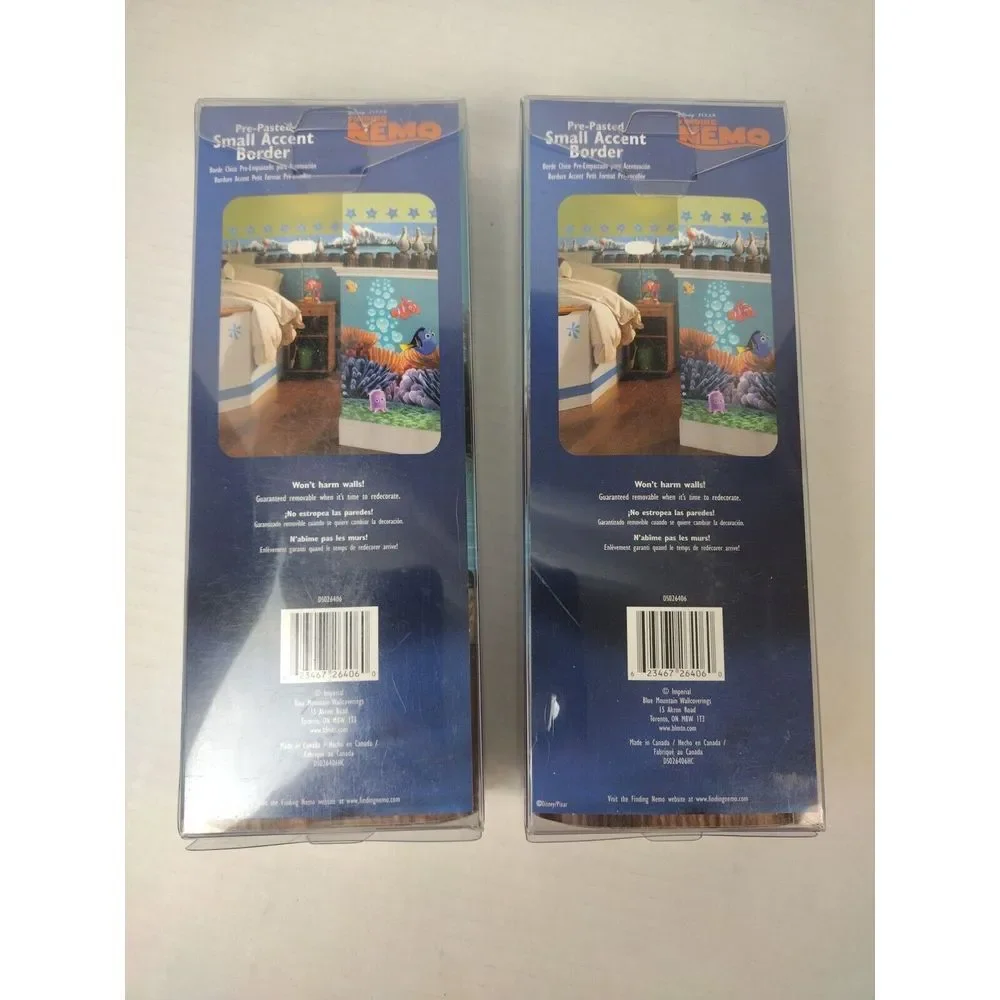 2 Pack Finding Nemo VTG‎ Self-Stick Wall Border 9